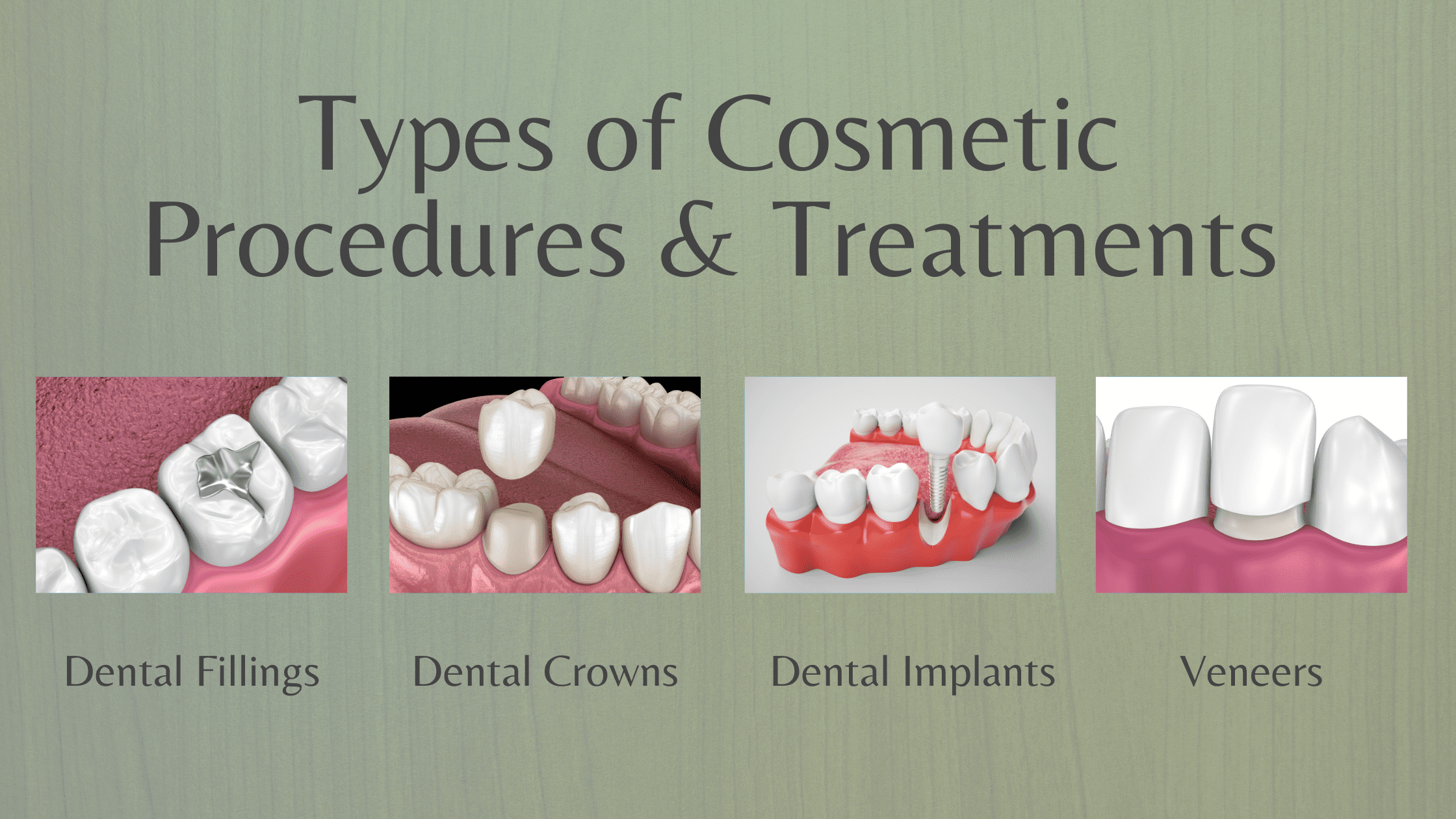 Types of Cosmetic Procedures & Treatments